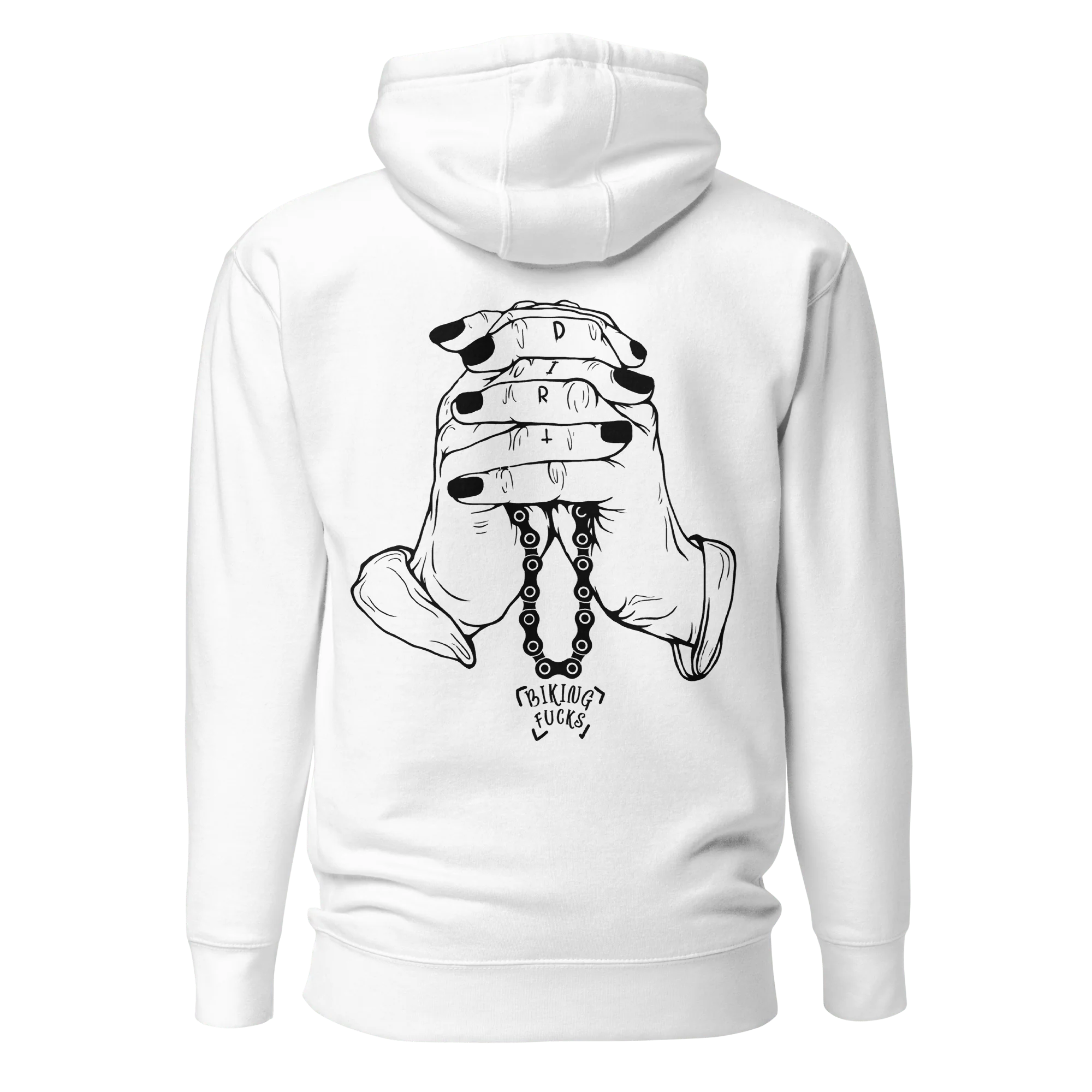 Biking Fucks Hoodie - Image 4