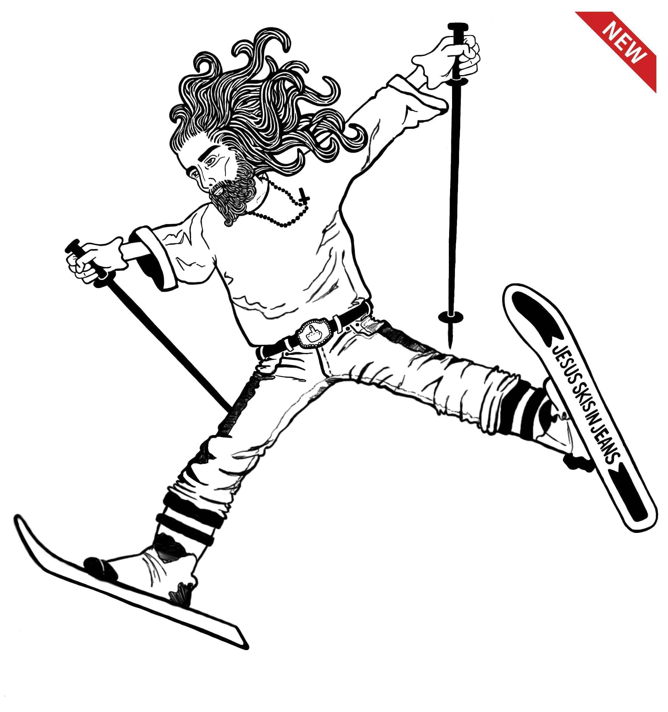 Skiing Fricks Hoodie - Image 5