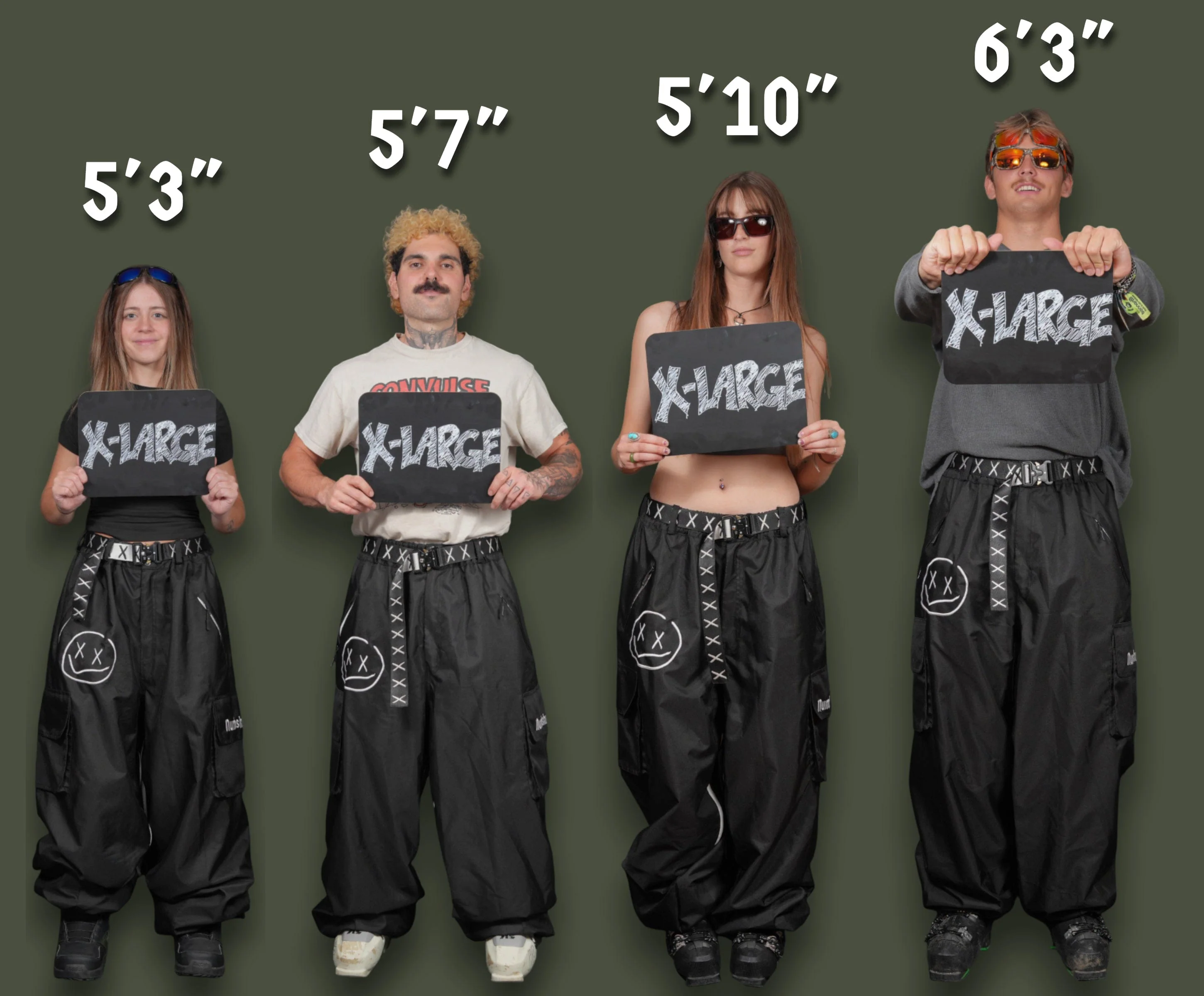 Slacker Baggy Snow Bib: Tree Camo - Image 14